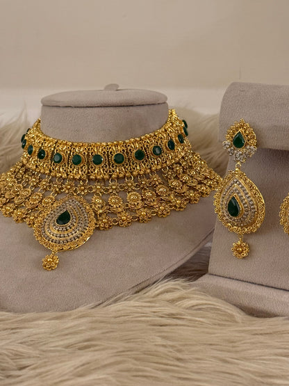 Gold Plated Bridal Set-Bs92
