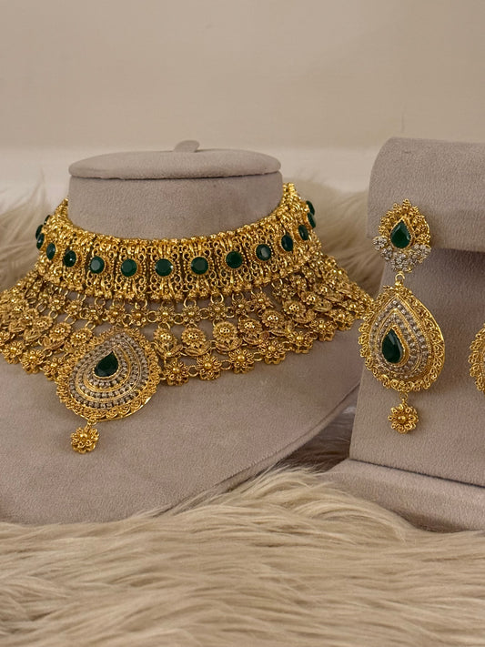 Gold Plated Bridal Set-Bs92