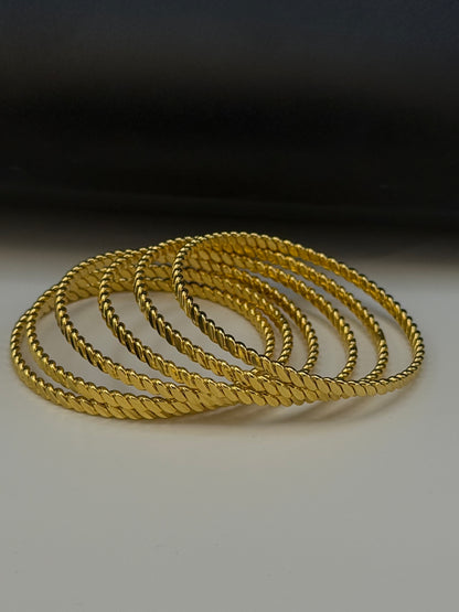Gold Plated Bangles-B20