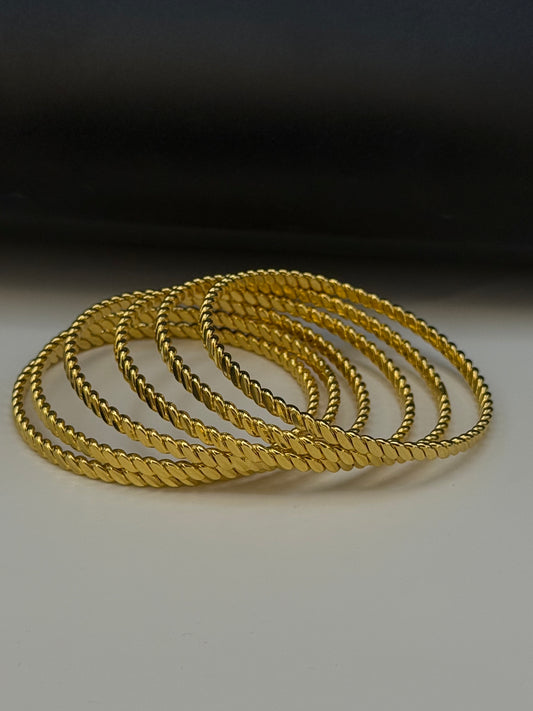 Gold Plated Bangles-B20