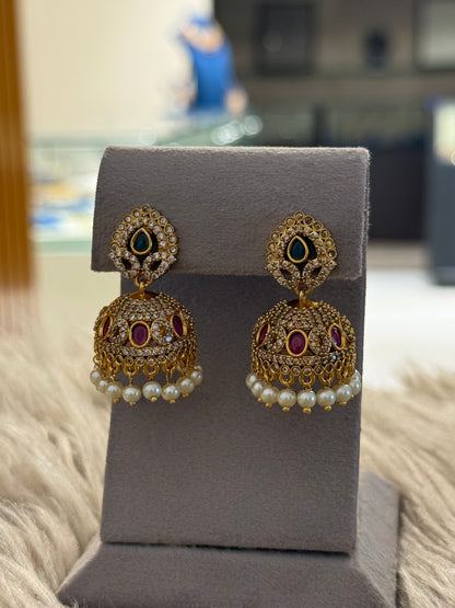 Goldplated Jhumkiyan-Er146