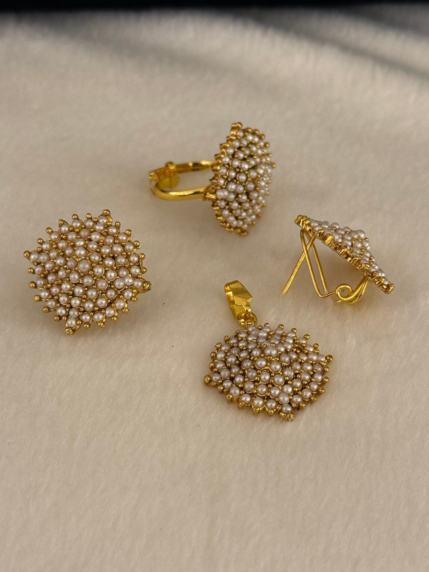 Goldplated Pendant Set-Ps48