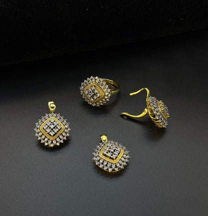 Zeenat Zirconia Set-Ps24