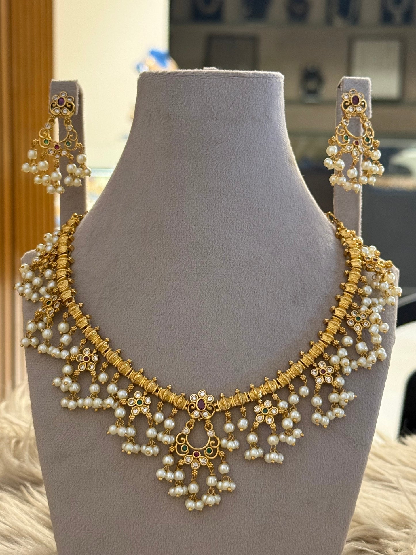 Goldplated Necklace Set-Ns108