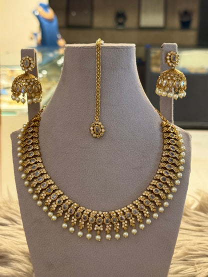 Goldplated Necklace Set-Ns111