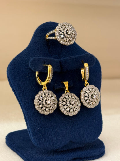 Goldplated Pendant Set-Ps69