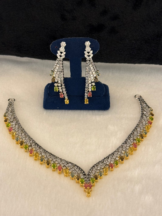 925 Necklace Set-SNS45