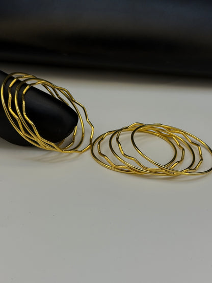 Gold Plated Bangles-B18