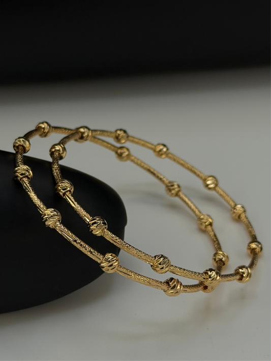 Gold Plated Bangles-B17