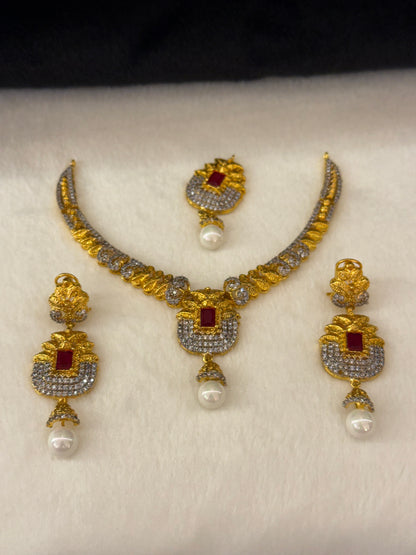 Goldplated Necklace Set-Ns188