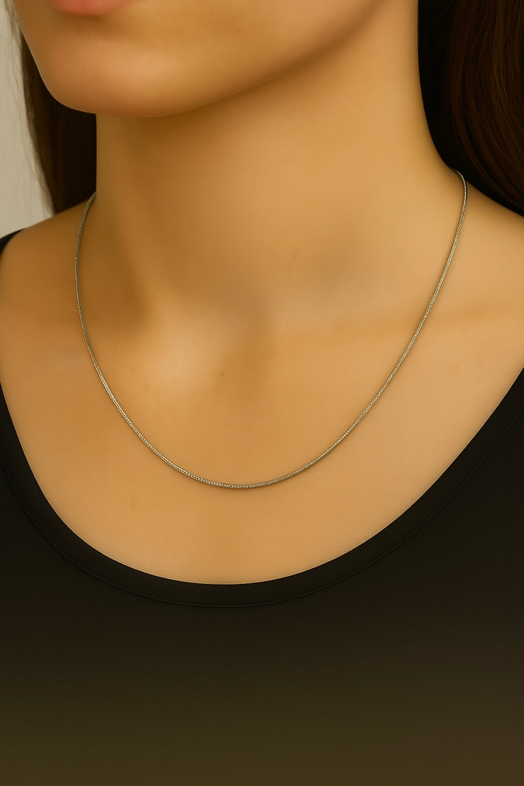 Rhodium Plated Chain-Ch11