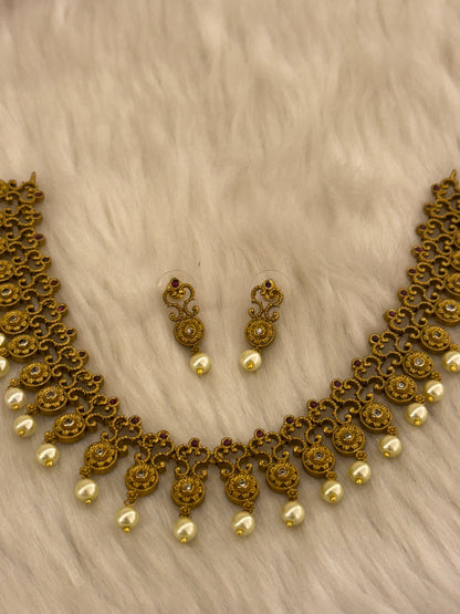 Goldplated Necklace Set-Ns32