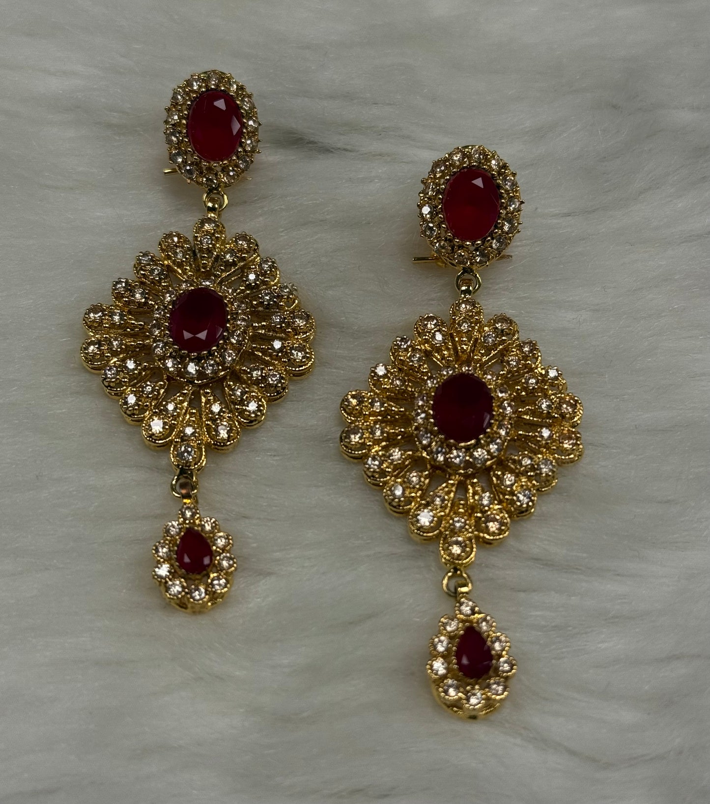Golden Bloom Earrings-Er22