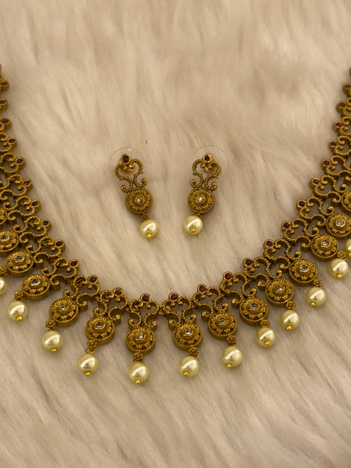 Goldplated Necklace Set-Ns32