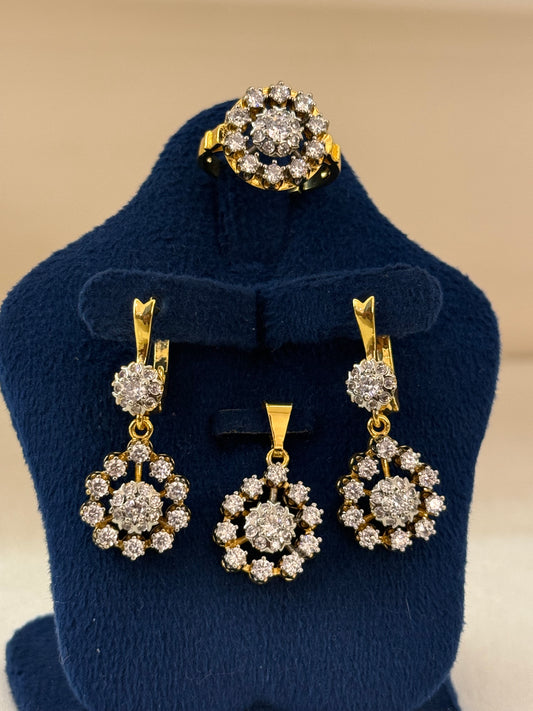 Goldplated Pendant Set-Ps68