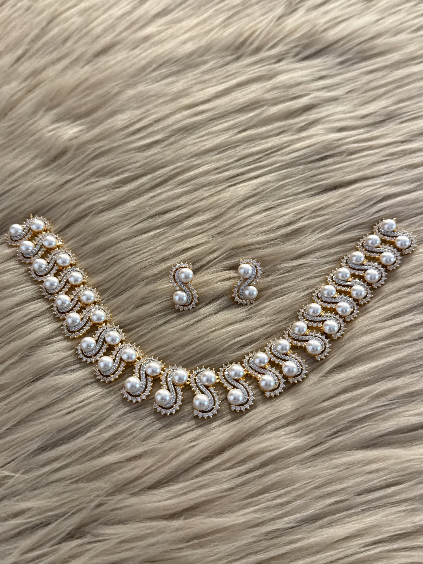 Goldplated Necklace Set-Ns87