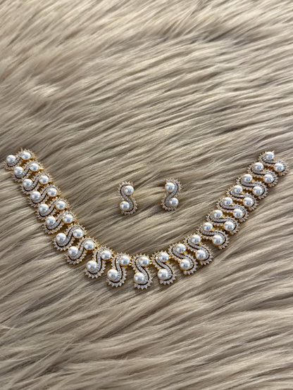 Goldplated Necklace Set-Ns87