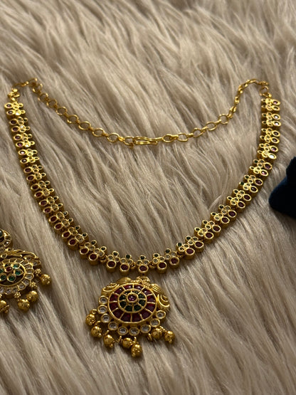 Goldplated Necklace Set-Ns105