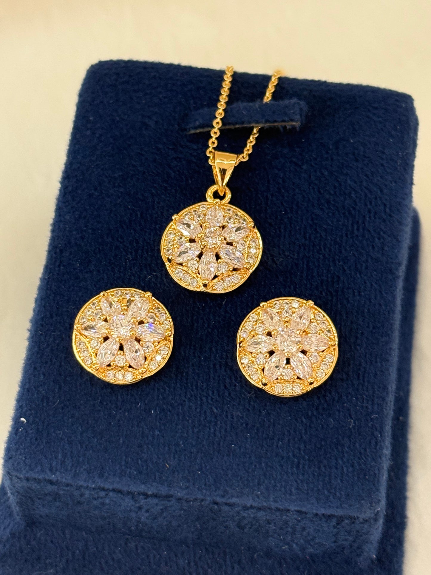 Goldplated Pendant Set-Ps86