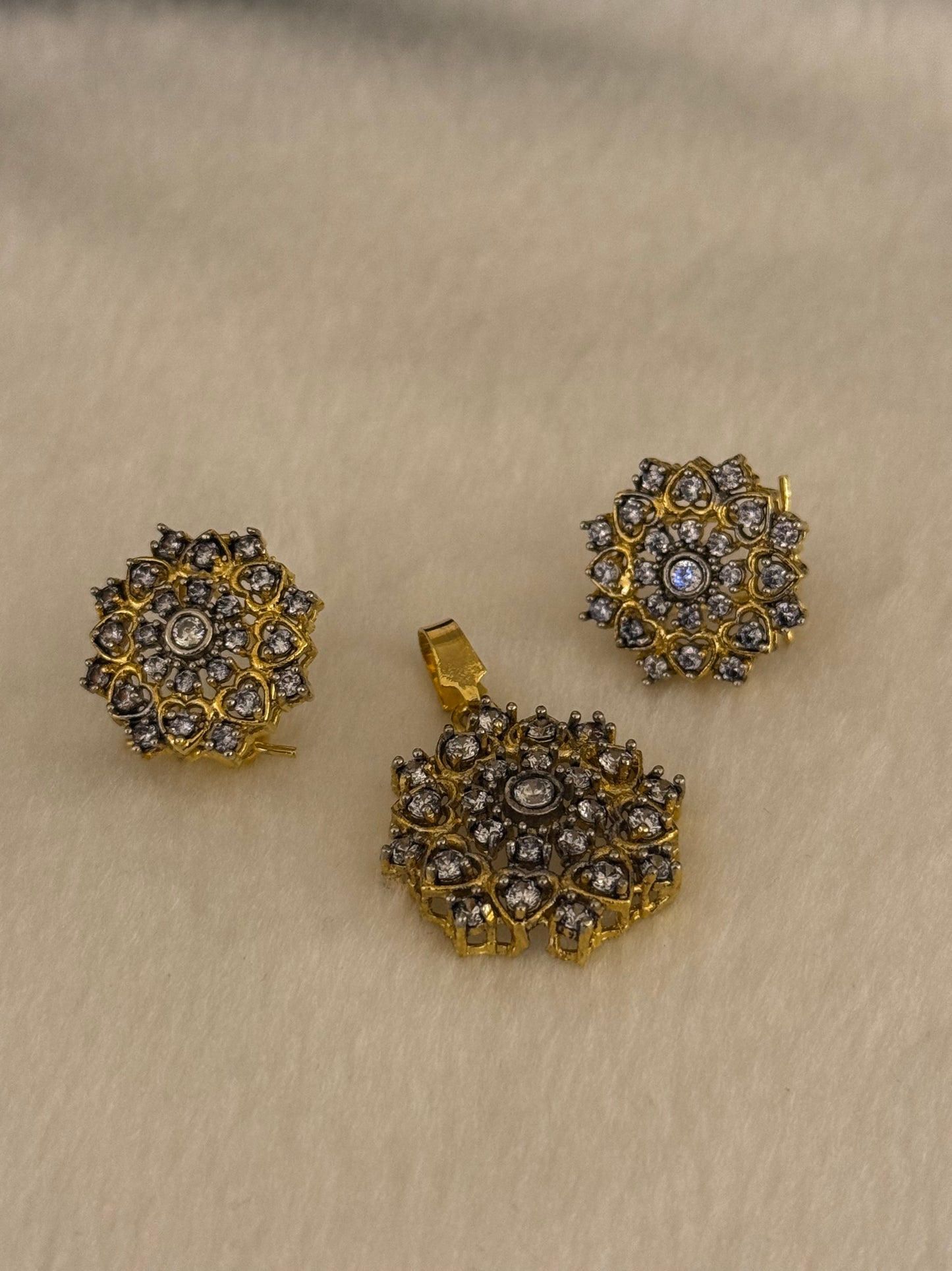 Goldplated Pendant Set-Ps47