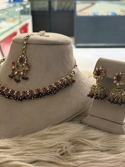 Goldplated Necklace Set-Ns101