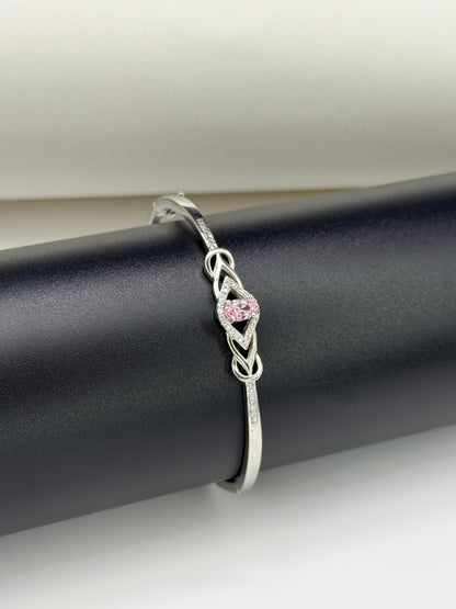 925 Blush Knot Cuff-Bs18