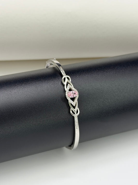 925 Blush Knot Cuff-Bs18