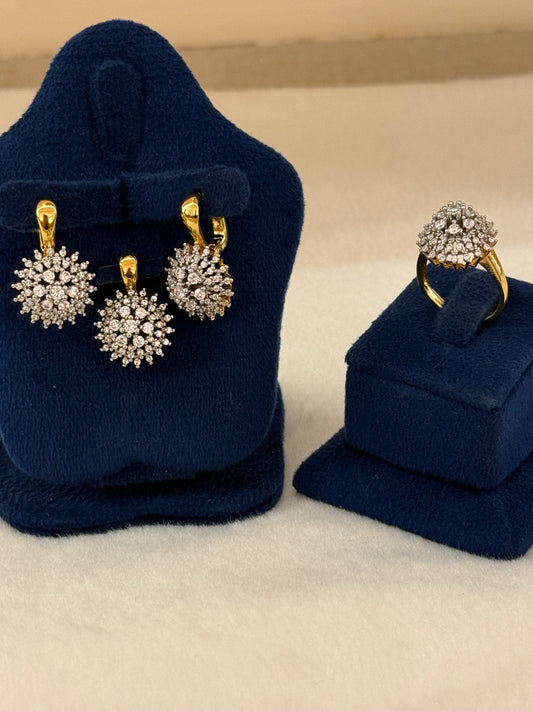 Goldplated Pendant Set-Ps73