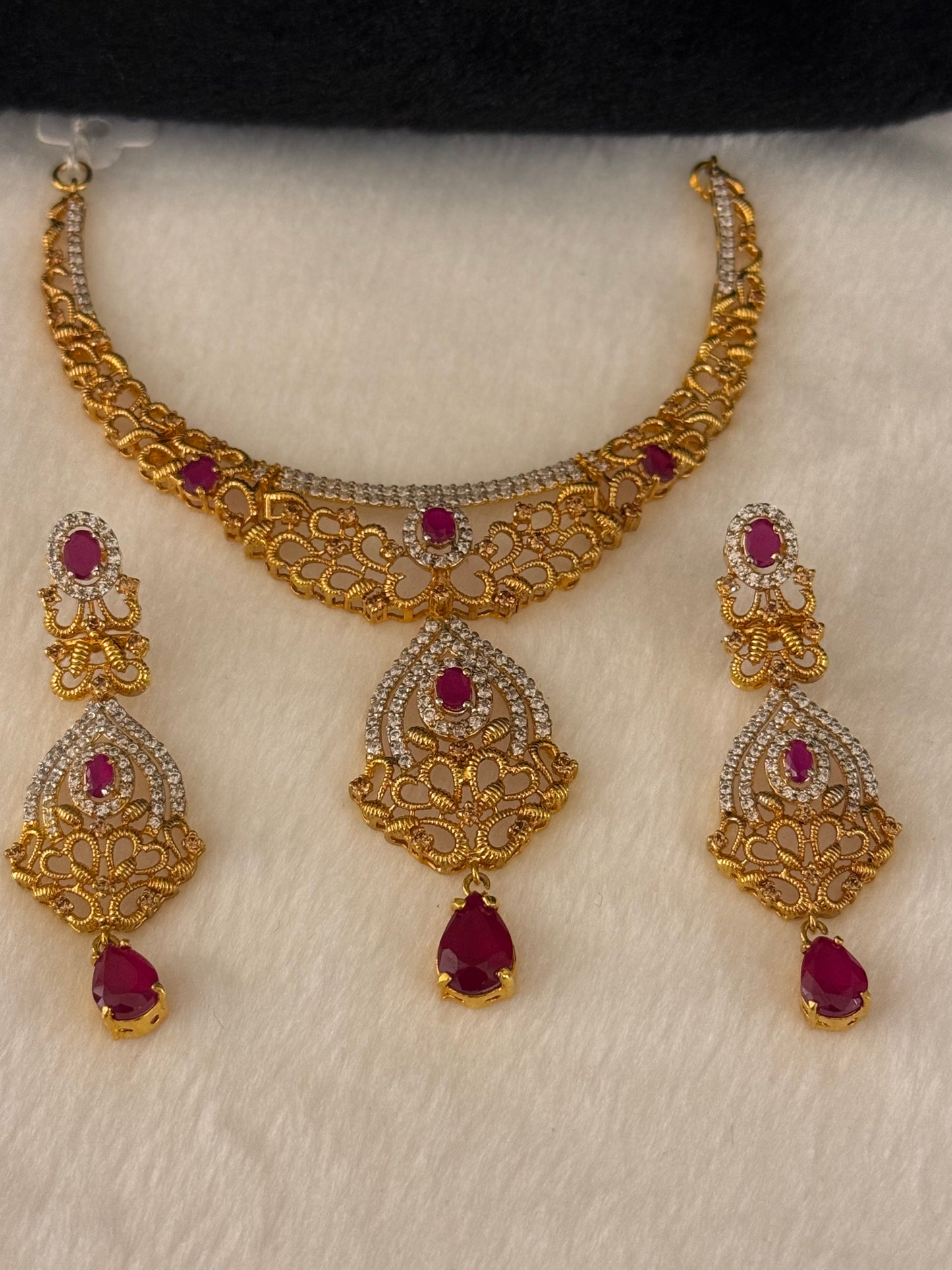 925 Necklace Set-SNS37