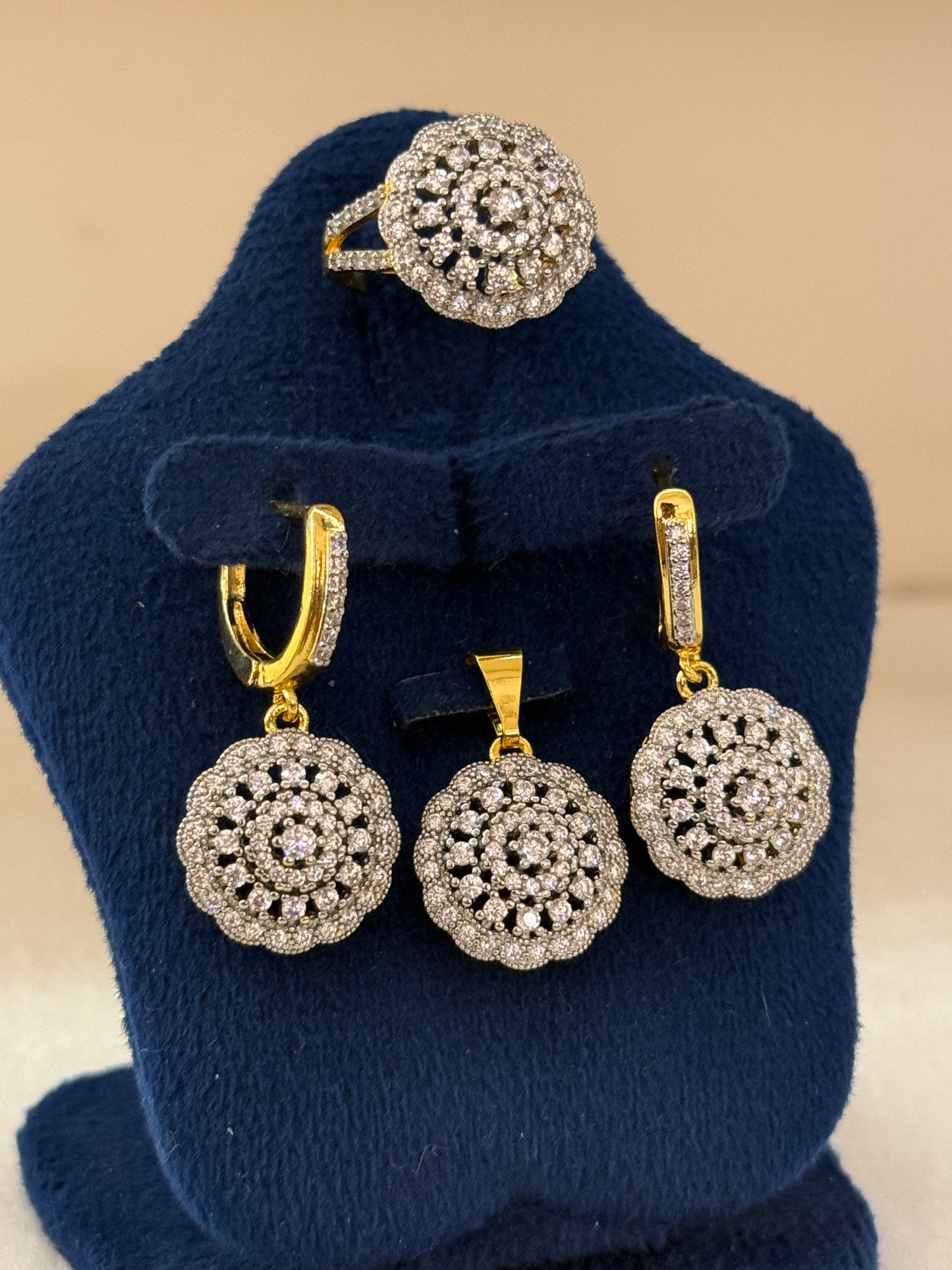 Goldplated Pendant Set-Ps69