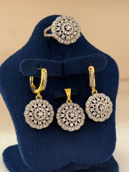 Goldplated Pendant Set-Ps69