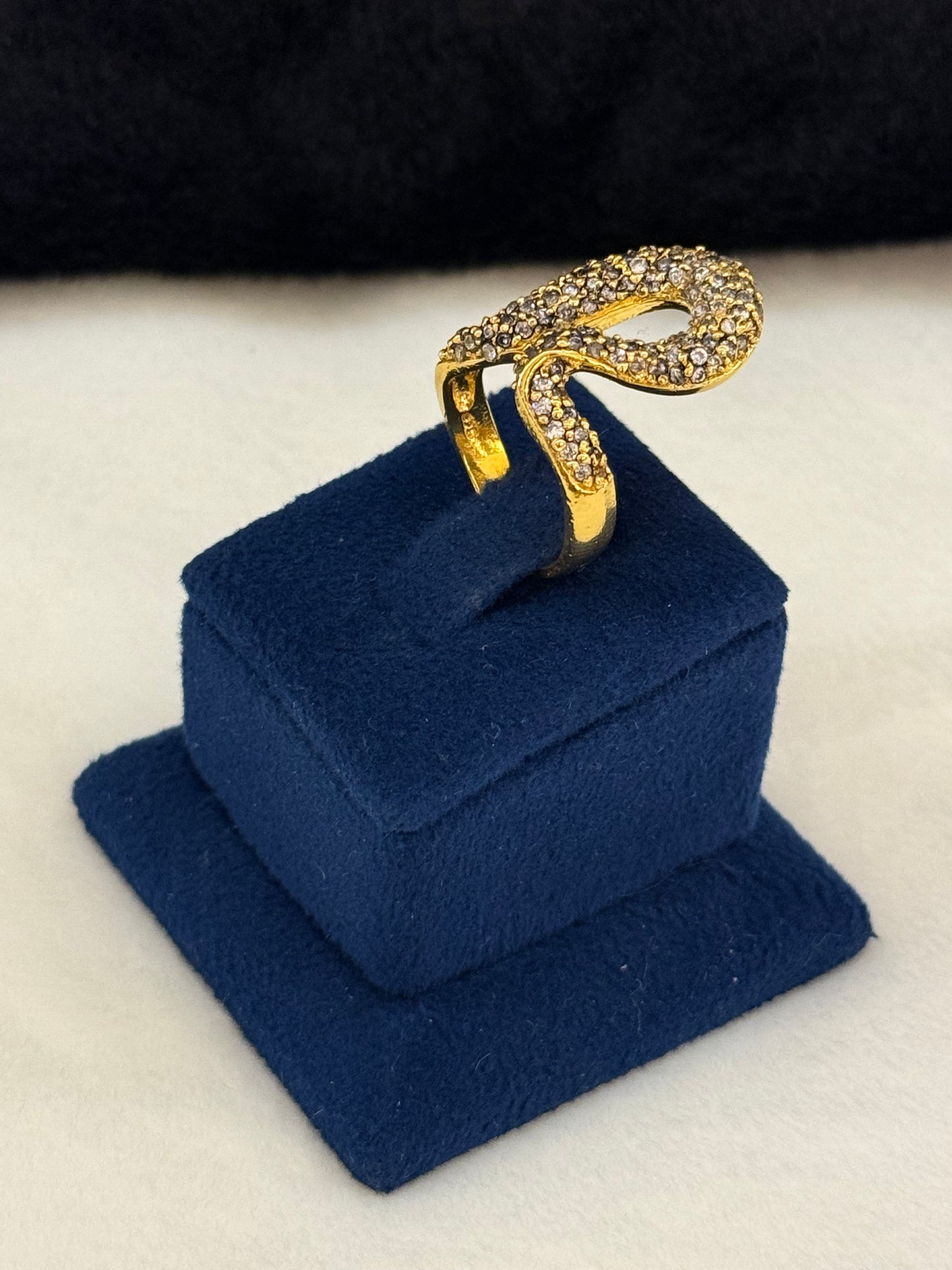 925 Silver GoldPlated Ring-Sr113