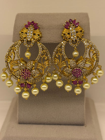 Gold Plated Earrings-Er73