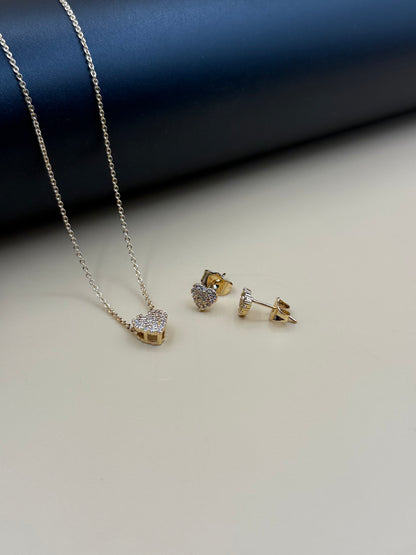 Heart pendant set-Ps7
