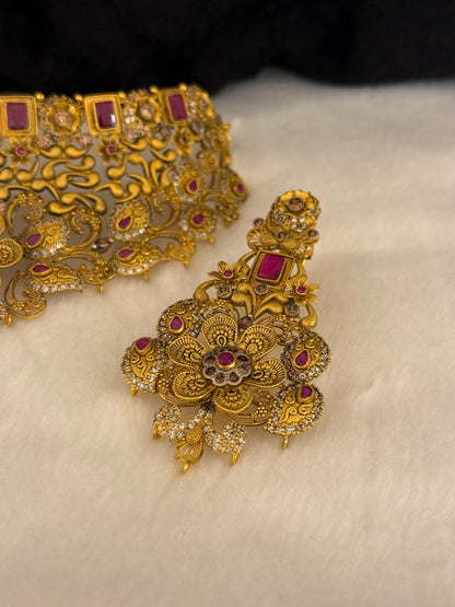 925 Silver Collar Set-SNS31