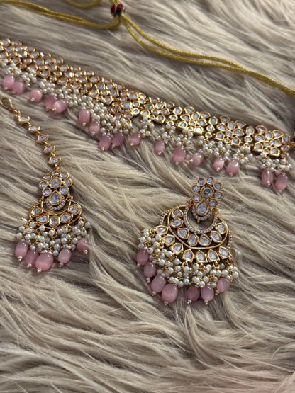 Goldplated Choker Set-Ns122