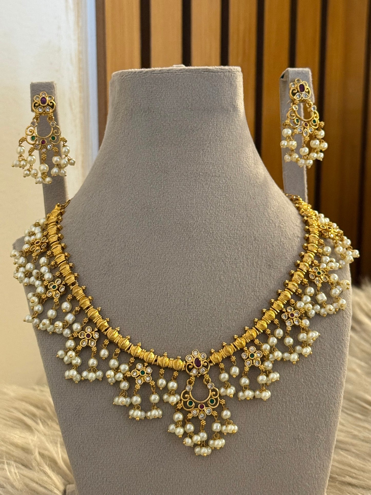 Goldplated Necklace Set-Ns108
