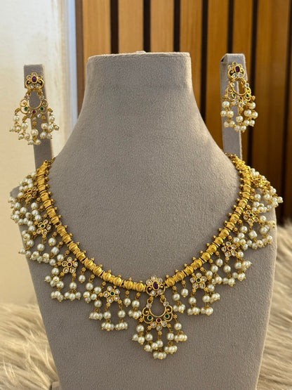 Goldplated Necklace Set-Ns108
