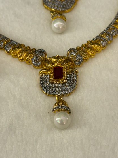 Goldplated Necklace Set-Ns188