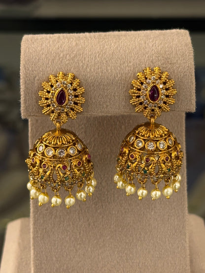 Gold Plated Earrings-Er62