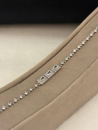 925 Silver Bracelet-SBS46