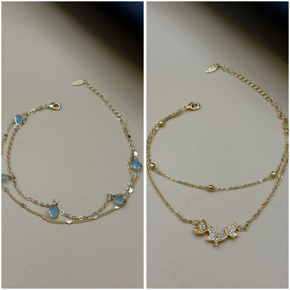 Golden Whimsy Anklet Set-Cs29