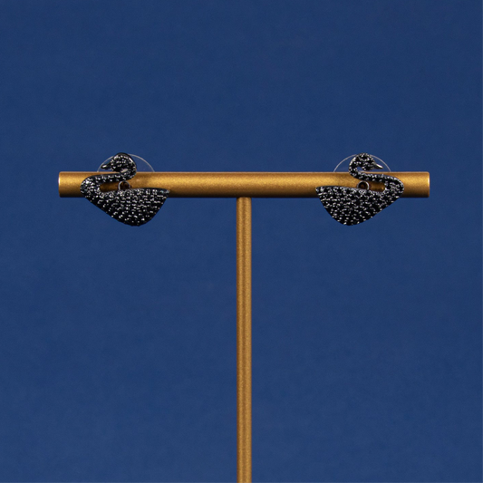 Swan Sparkle Studs-Tp40