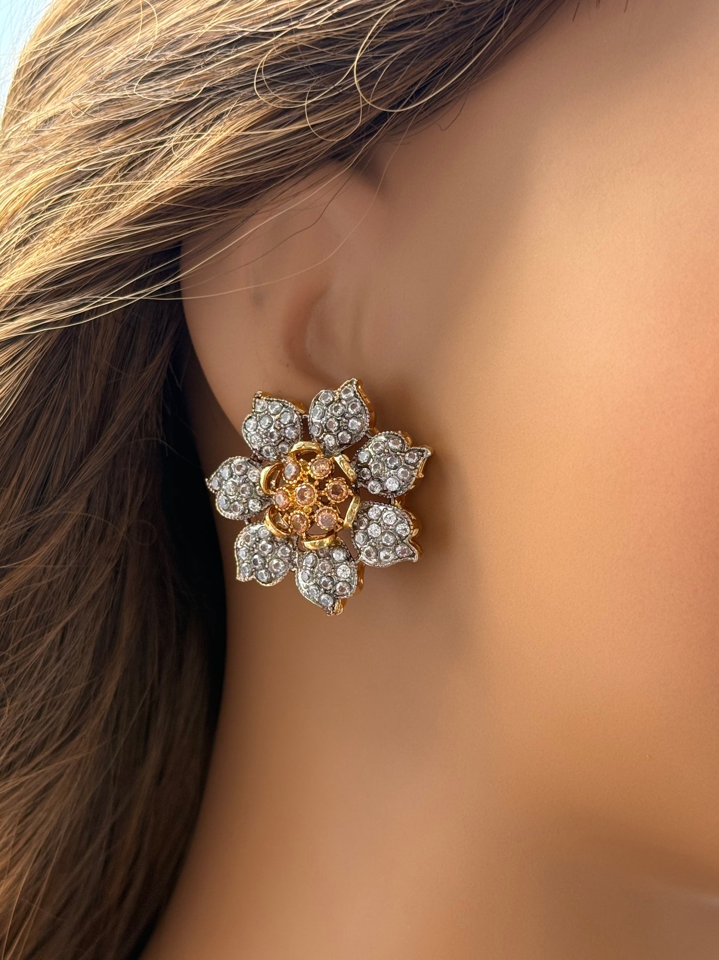 Radiant Bloom Studs-Er45