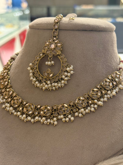 Goldplated Necklace Set-Ns98
