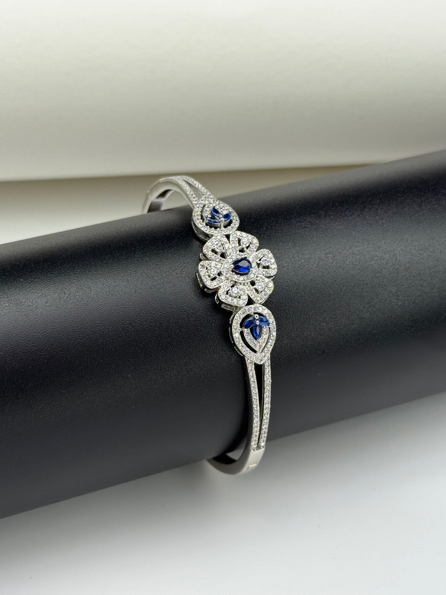 925 Sapphire Bloom Cuff-Bs19