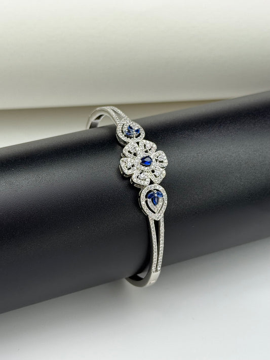925 Sapphire Bloom Cuff-Bs19