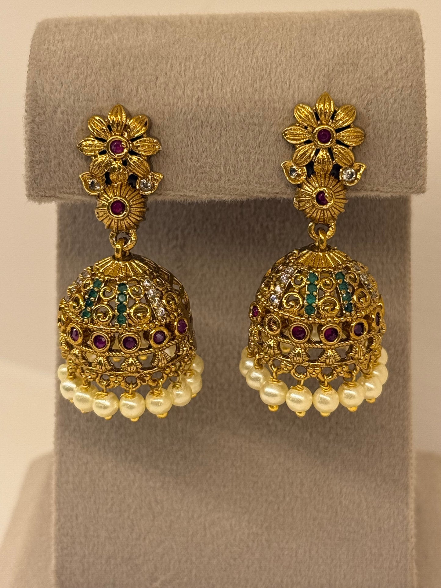 Gold Plated Earrings-Er58
