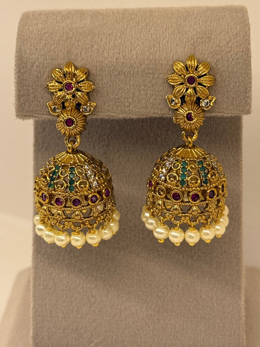 Gold Plated Earrings-Er58