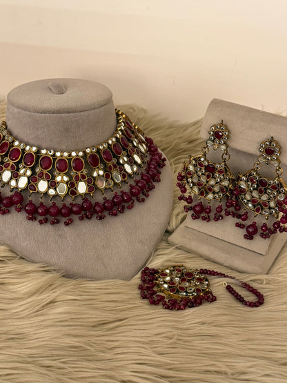 Goldplated Bridal Set-Bs117